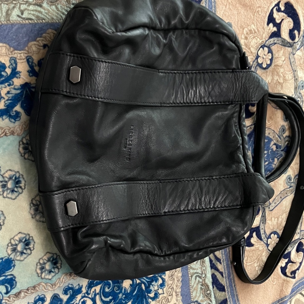 LIEBSKIND Black Leather Tote Bag/Satchel. Excellent Condition. Roomy inside.
